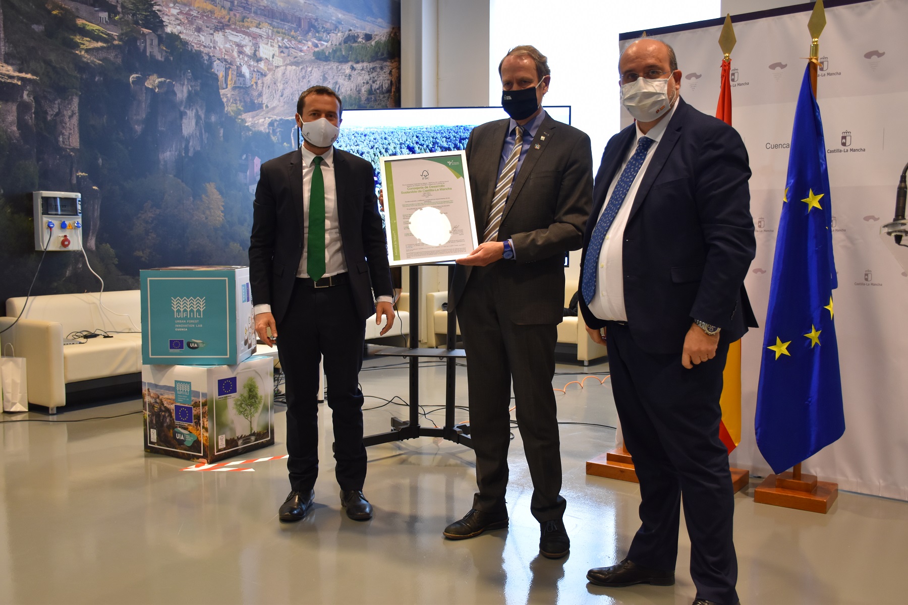 Entrega certificado FSC a Castilla-La Mancha