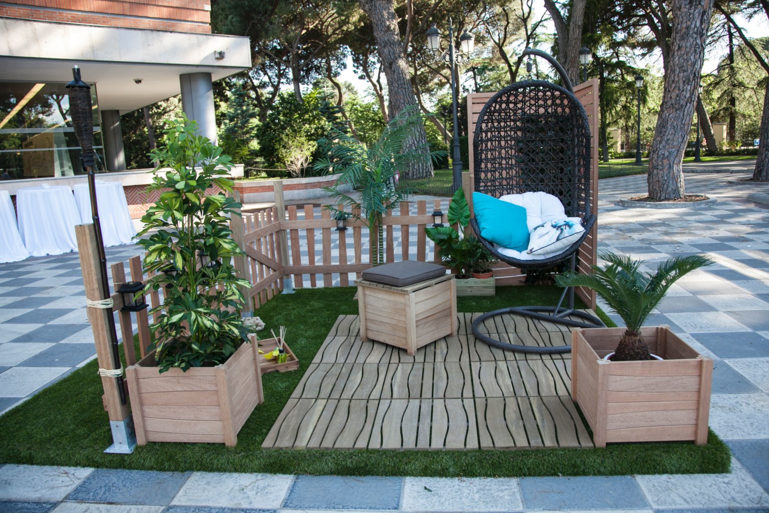 Acondicionamiento jardín Leroy Lerlin