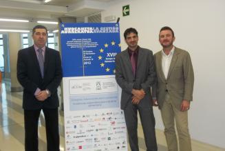 Victor Marcos de TETRAPAK, Leví Corbacho de METTLER TOLEDO y Gonzalo Anguita de FSC España Victor Marcos de TETRAPAK, Leví Corbacho de METTLER TOLEDO y Gonzalo Anguita de FSC España