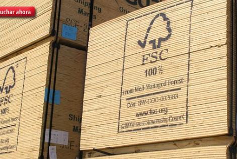 Paletas de madera certificada FSC
