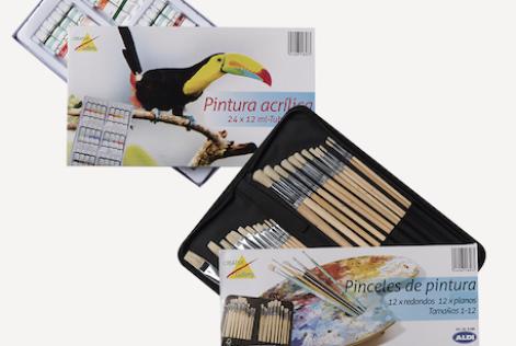 Pinceles/Pinturas ALDI