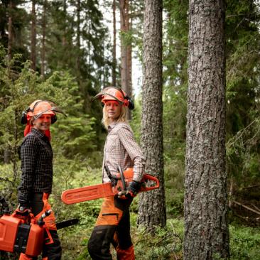 Trabajadoras forestales